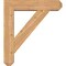 Ekena Millwork Traditional Craftsman Smooth Bracket w/ Offset Brace, Western Red Cedar, 7 1/2"W x 32"D x 36"H BKT0806X32X36TRA04SWR - alternate 3